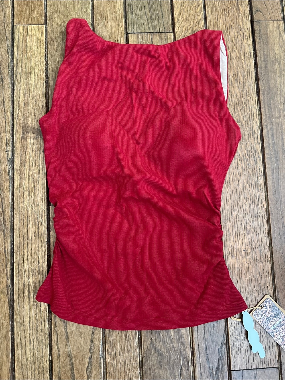 OGL Red Open Back High Neck Bra Tank Size Small New With Tags NWT